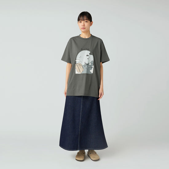 Takibi Denim Skirt - Indigo