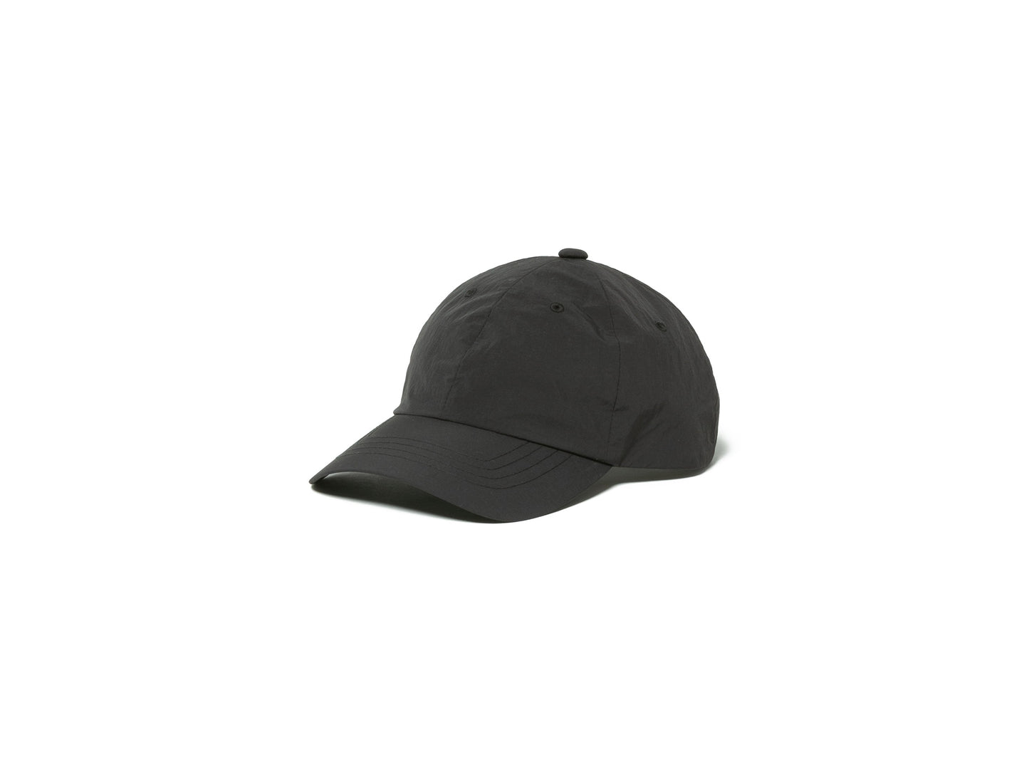 Nylon Tussah Cap - Black