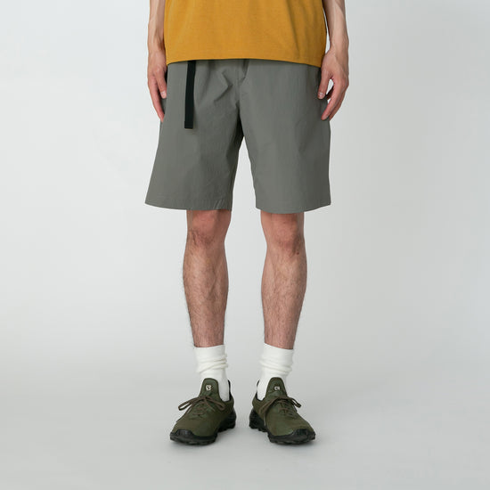 Nylon Tussah 2Way Shorts - Light Olive