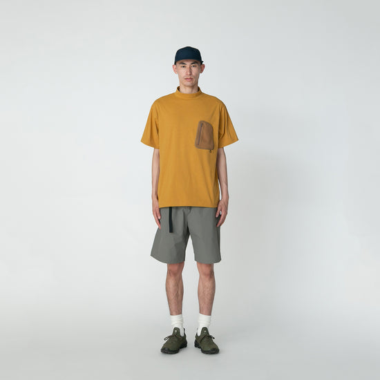 Nylon Tussah 2Way Shorts - Light Olive