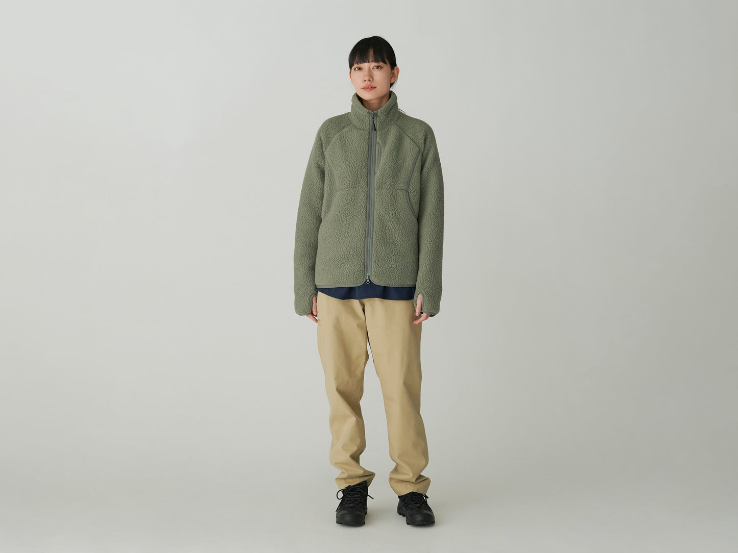 Thermal Boa Fleece Jacket - Grey