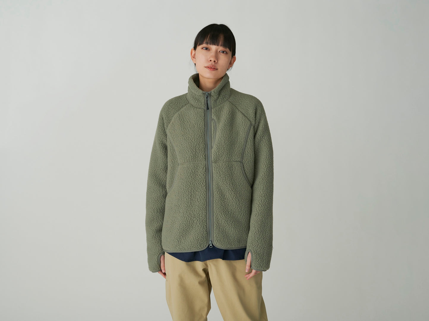 Thermal Boa Fleece Jacket - Grey