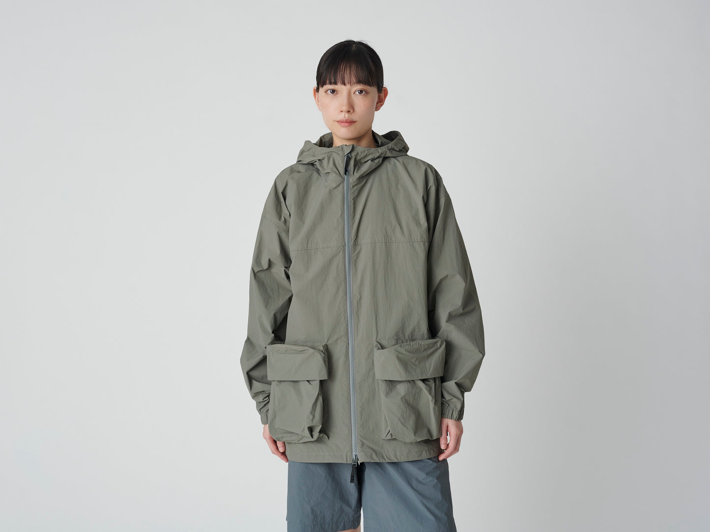 Nylon Tussah Jacket - Light Olive