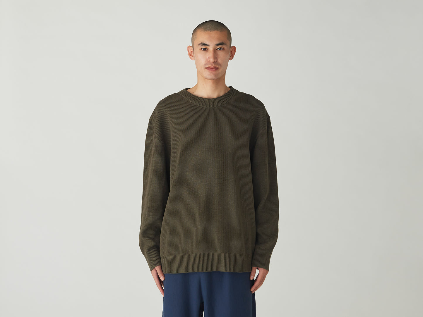 Knit Crewneck - Khaki