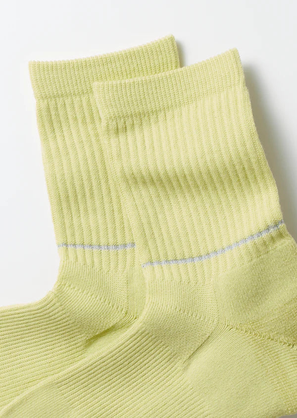 All Rounder Merino Crew Sock - Lime - R1483