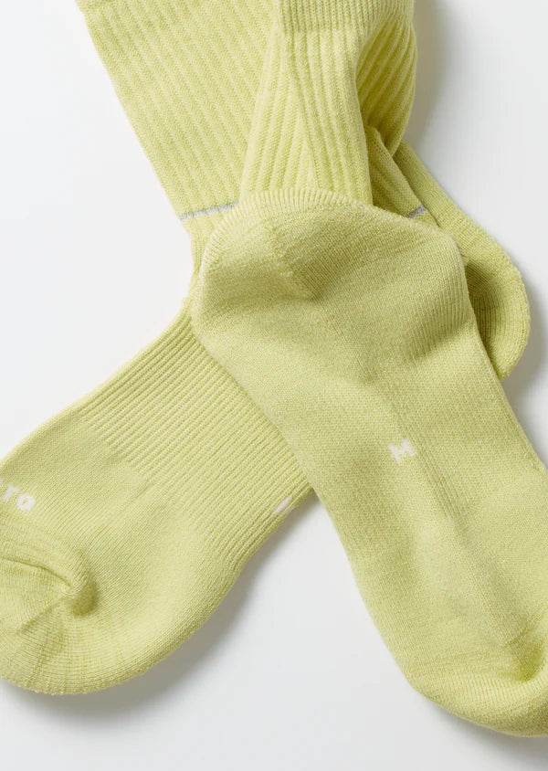 All Rounder Merino Crew Sock - Lime - R1483