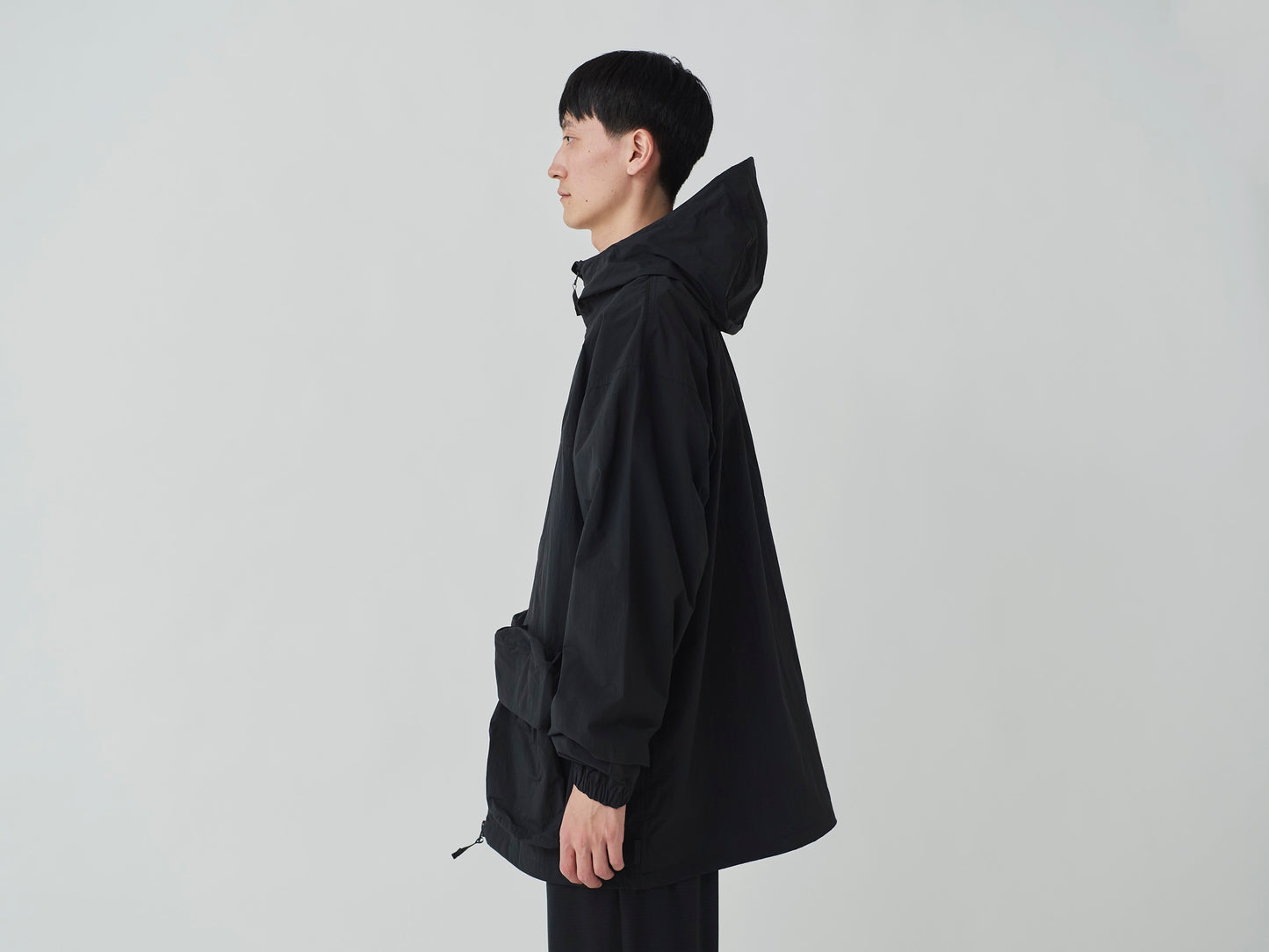 Nylon Tussah Jacket - Black