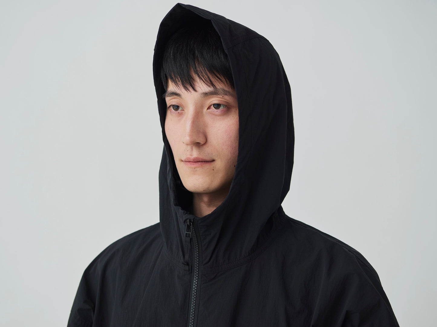 Nylon Tussah Jacket - Black