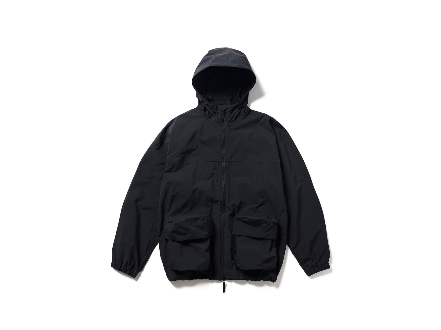 Nylon Tussah Jacket - Black