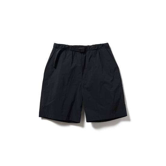 Nylon Tussah 2Way Shorts - Black