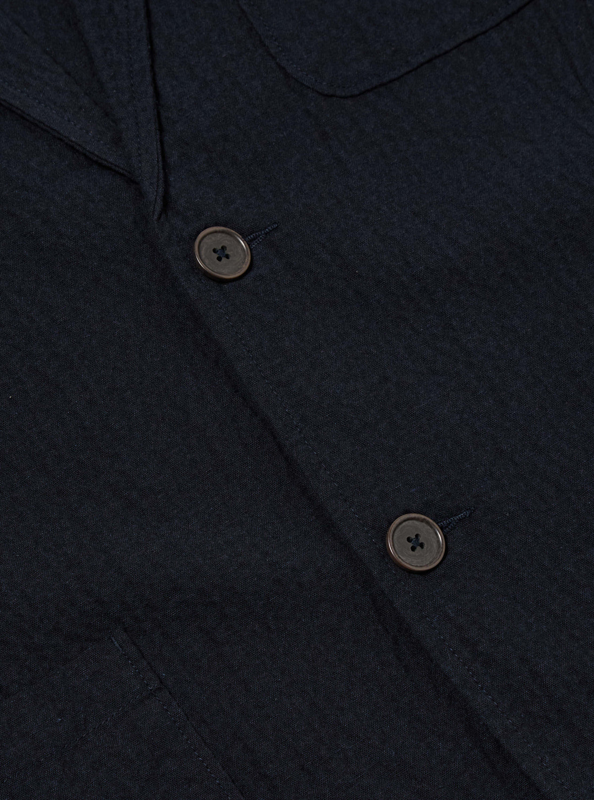 Two Button Jacket Ospina Cotton - Dark Navy