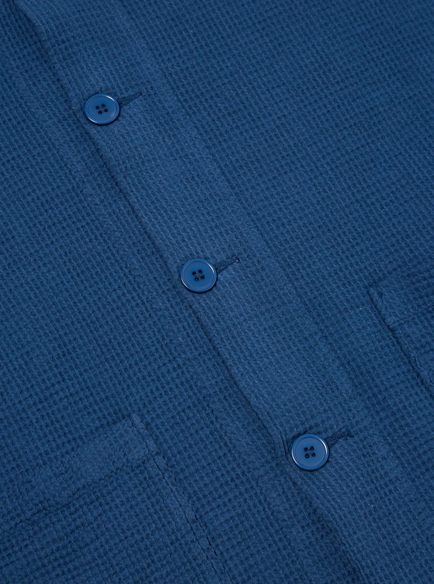 Travail Overshirt Nippon Waffle - Navy