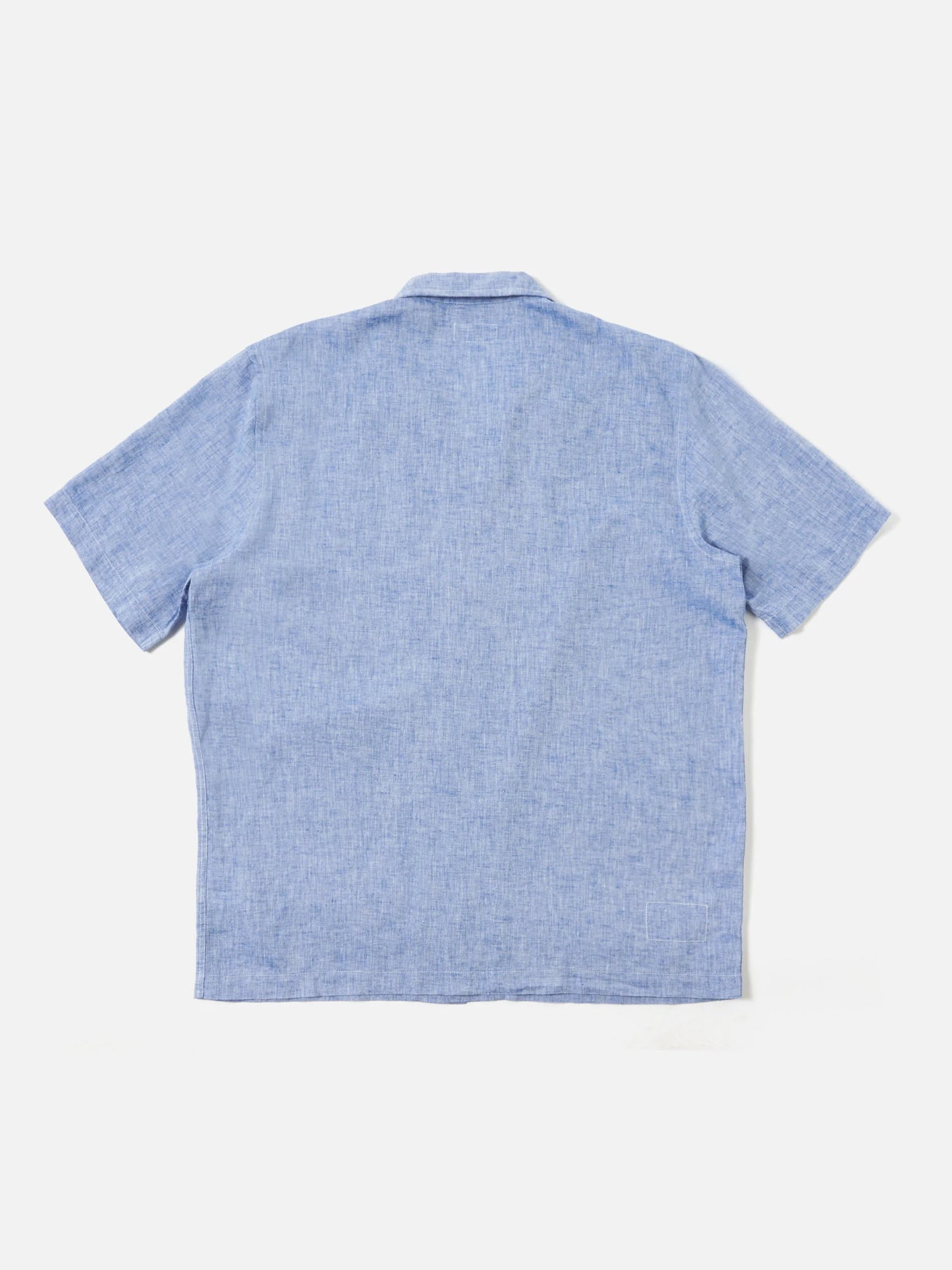 Road Shirt Slub Linen Mix - Blue