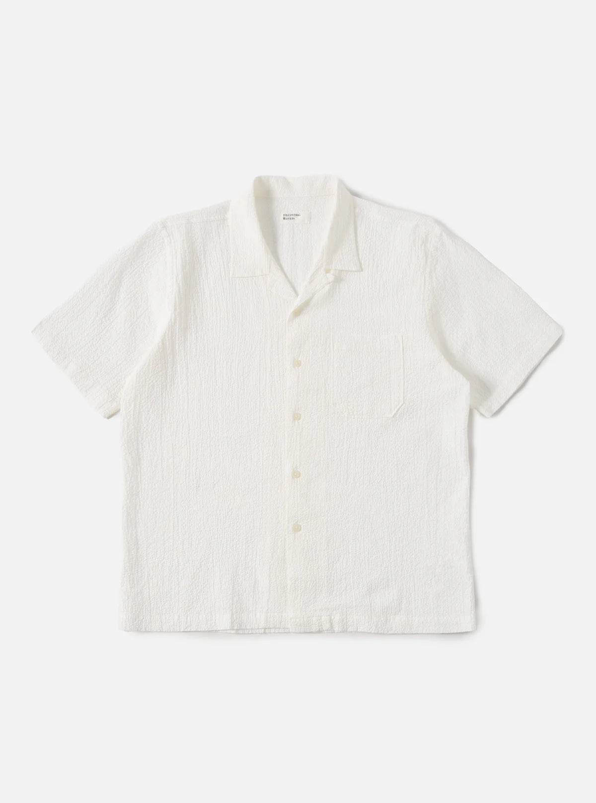 Road Shirt Seersucker - White