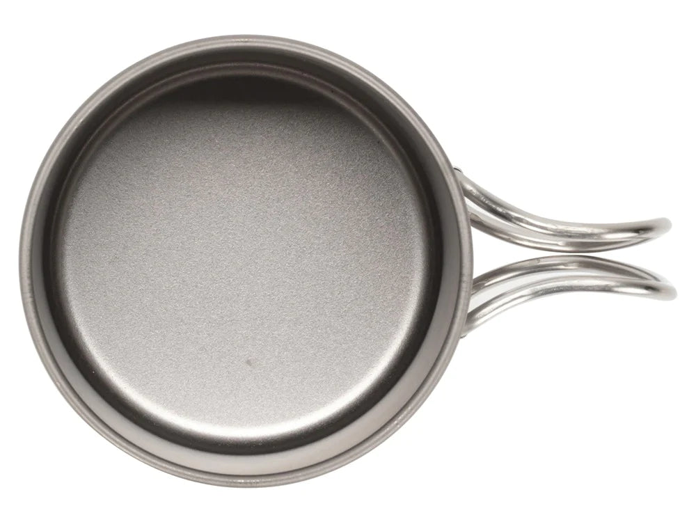 Titanium Single Wall Mug 450 - Silver