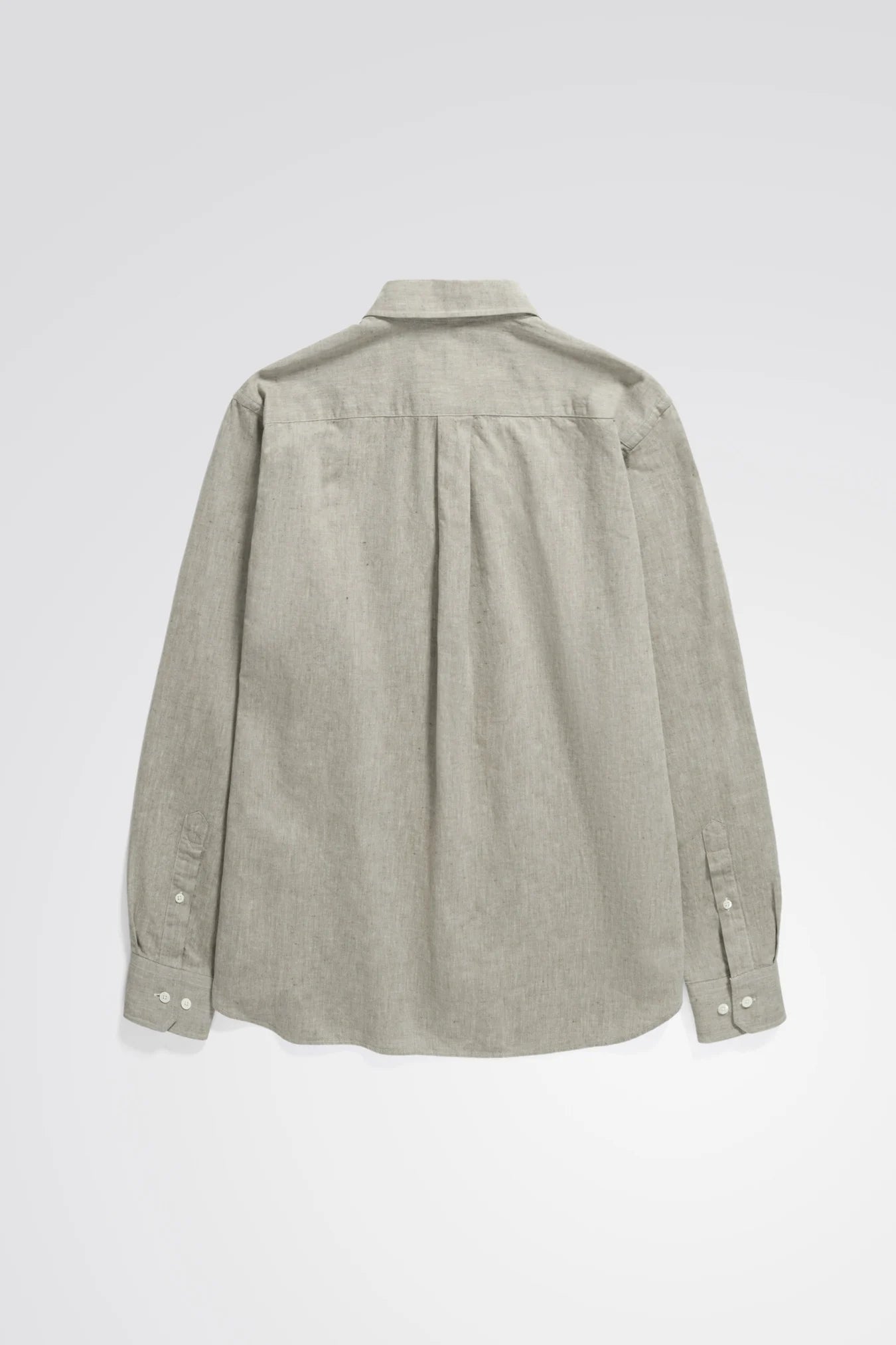 Algot Relaxed Cotton Linen Shirt - Ivy Green