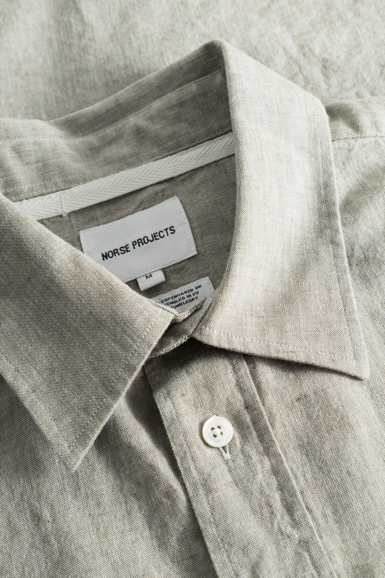Ivan Relaxed Cotton Linen SS Shirt - Ivy Green