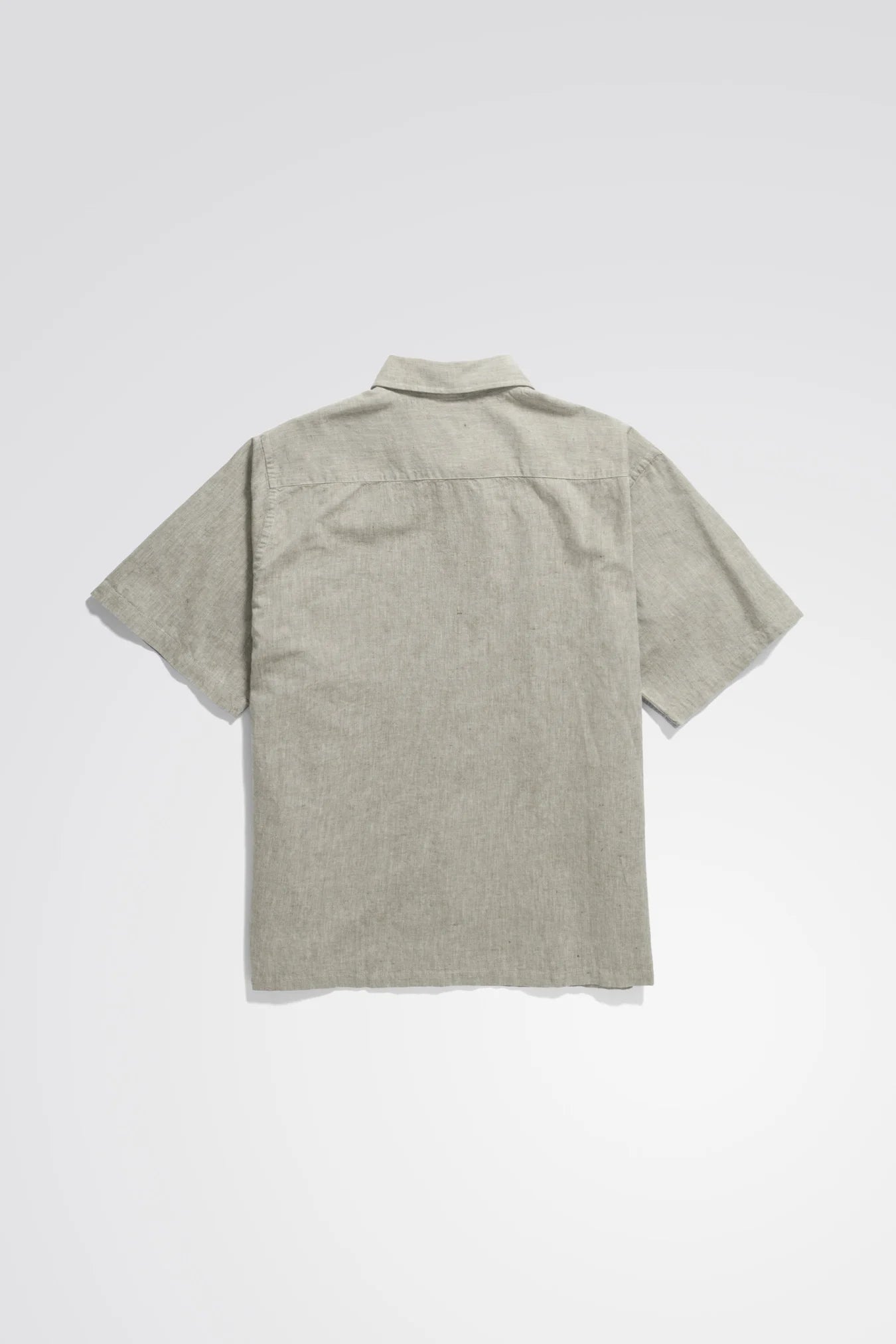 Ivan Relaxed Cotton Linen SS Shirt - Ivy Green