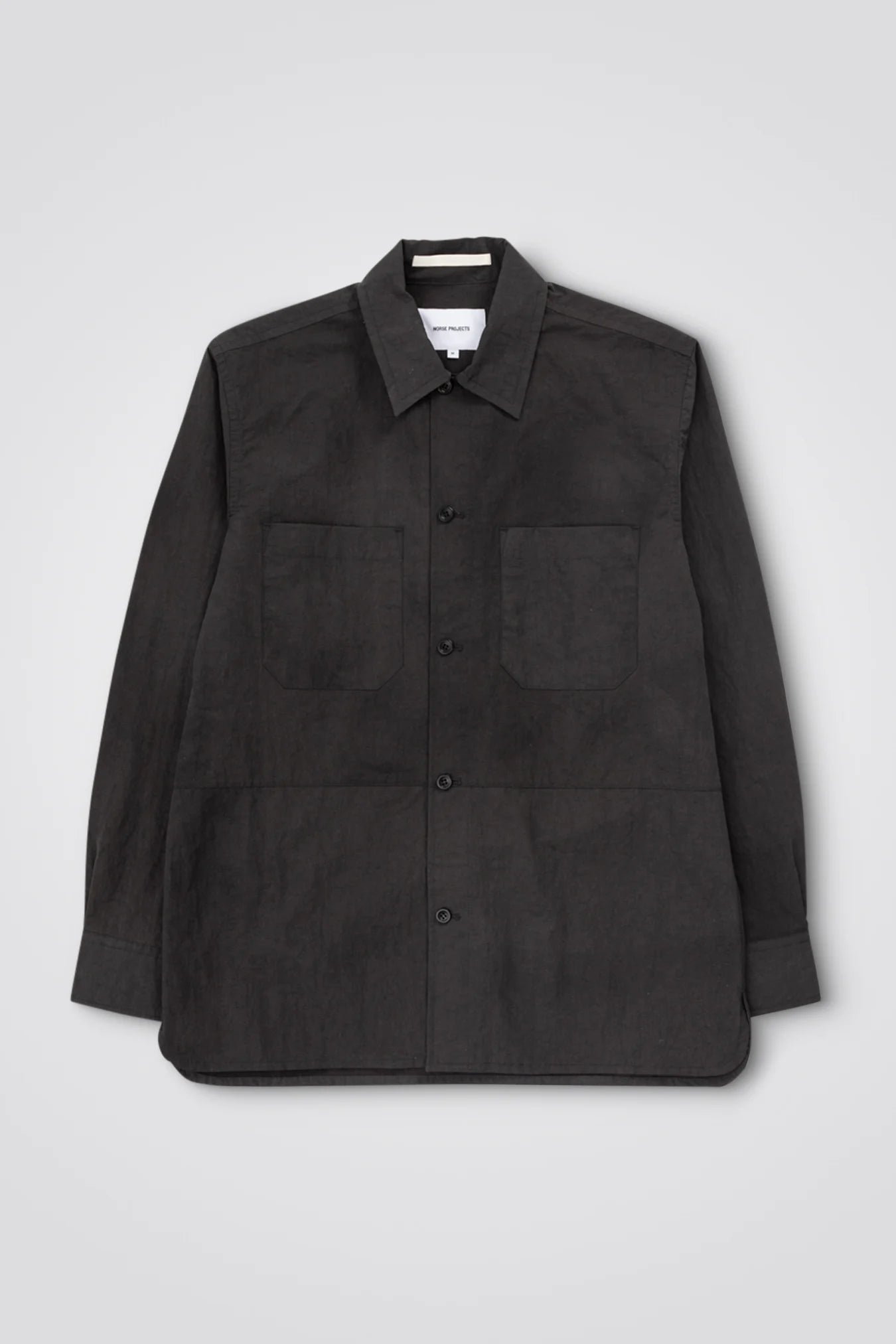 Ulrik Wave Dye Overshirt - Black