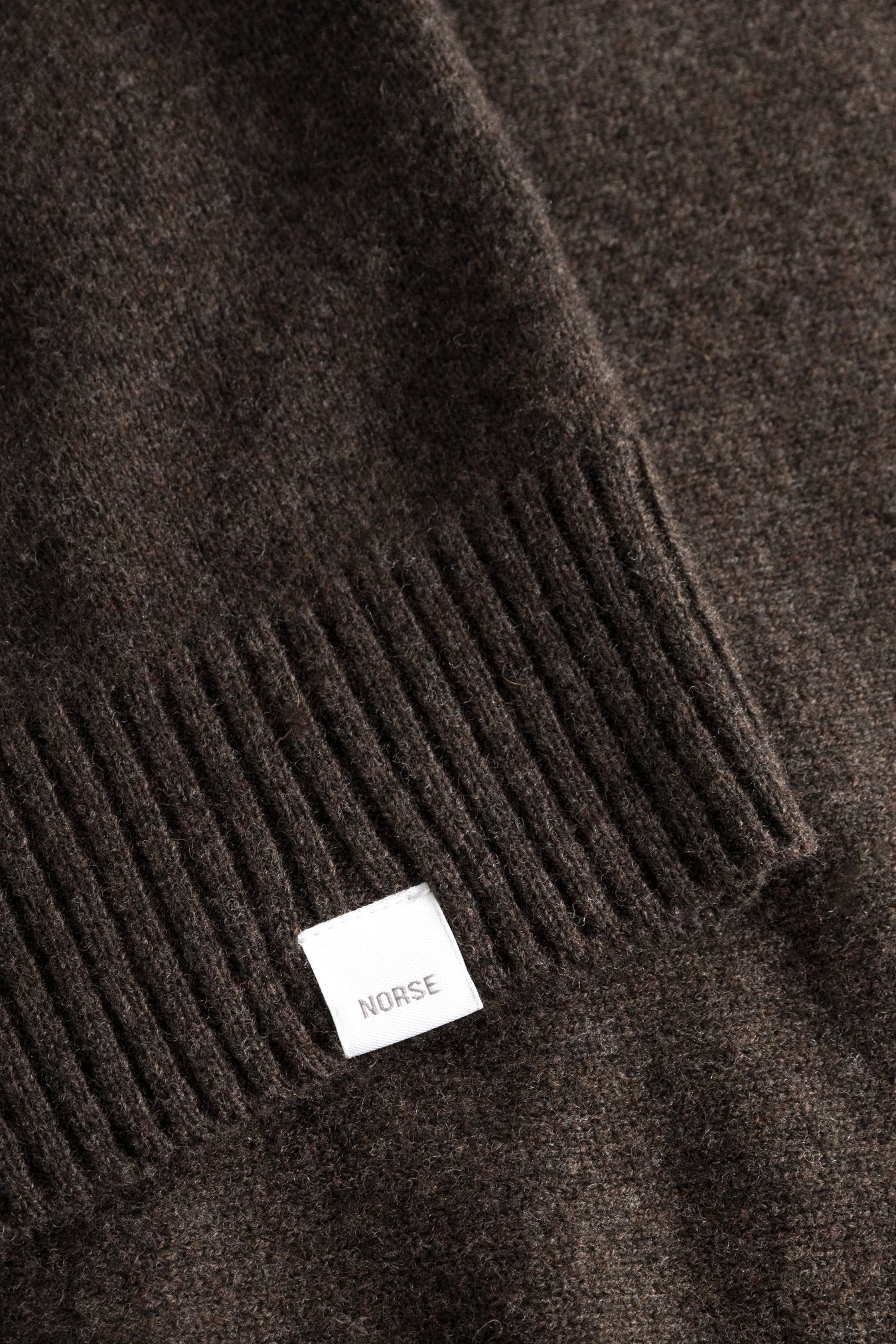 Standard Merino Lambswool Sweater - Heathland Brown