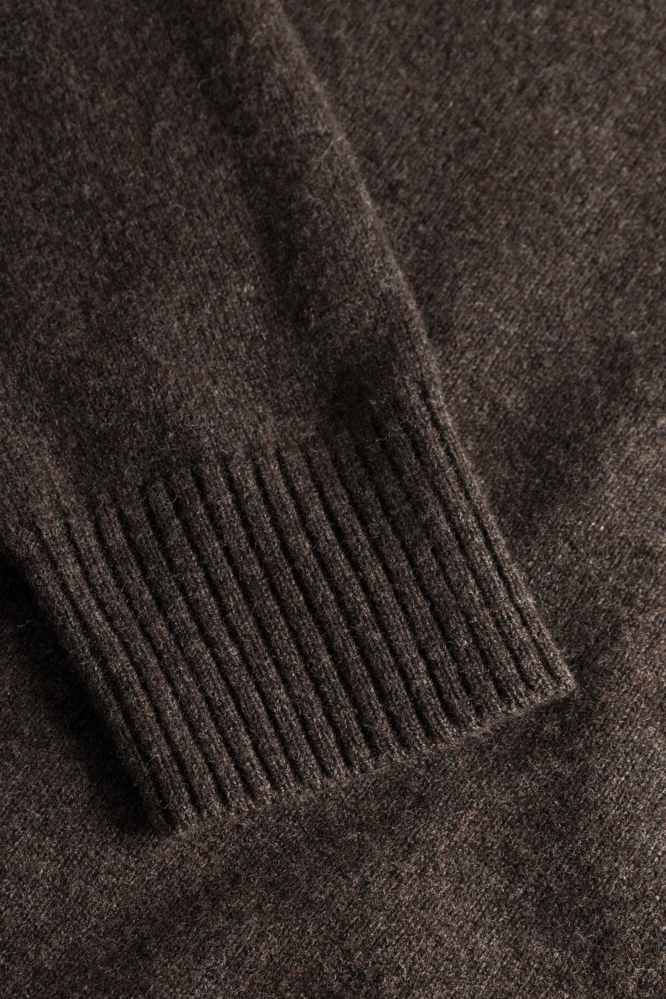 Standard Merino Lambswool Sweater - Heathland Brown