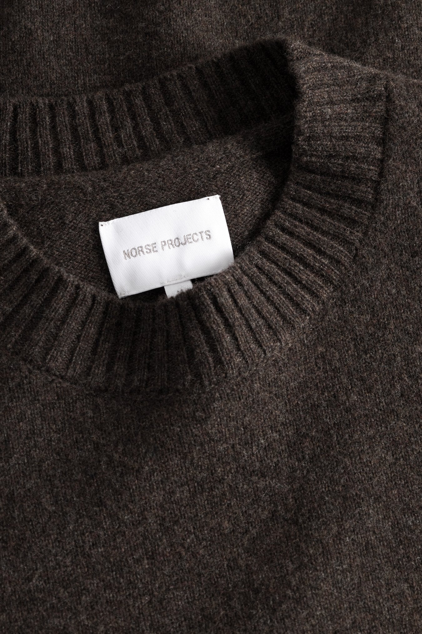 Standard Merino Lambswool Sweater - Heathland Brown