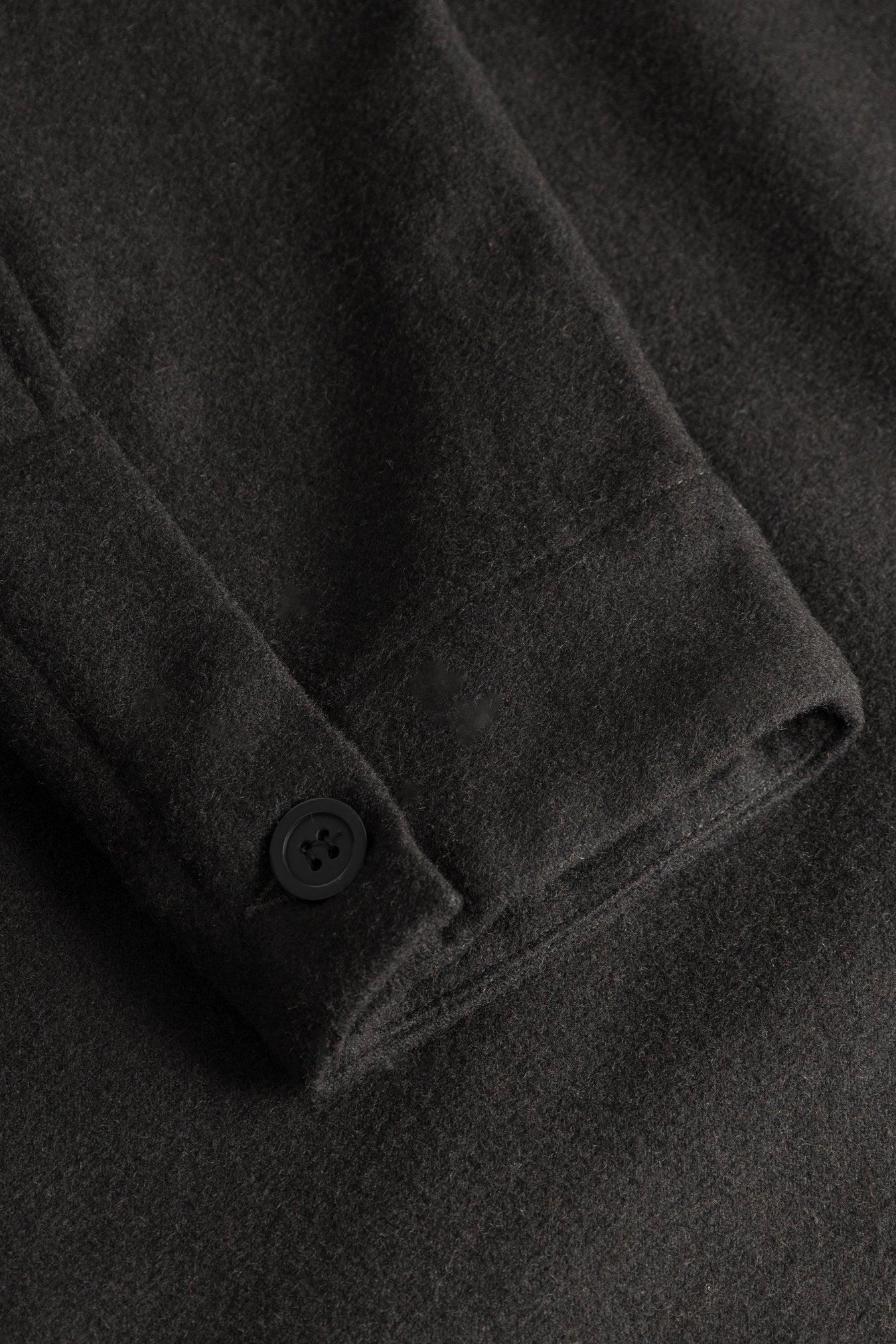 Folke Wool Overshirt - Espresso