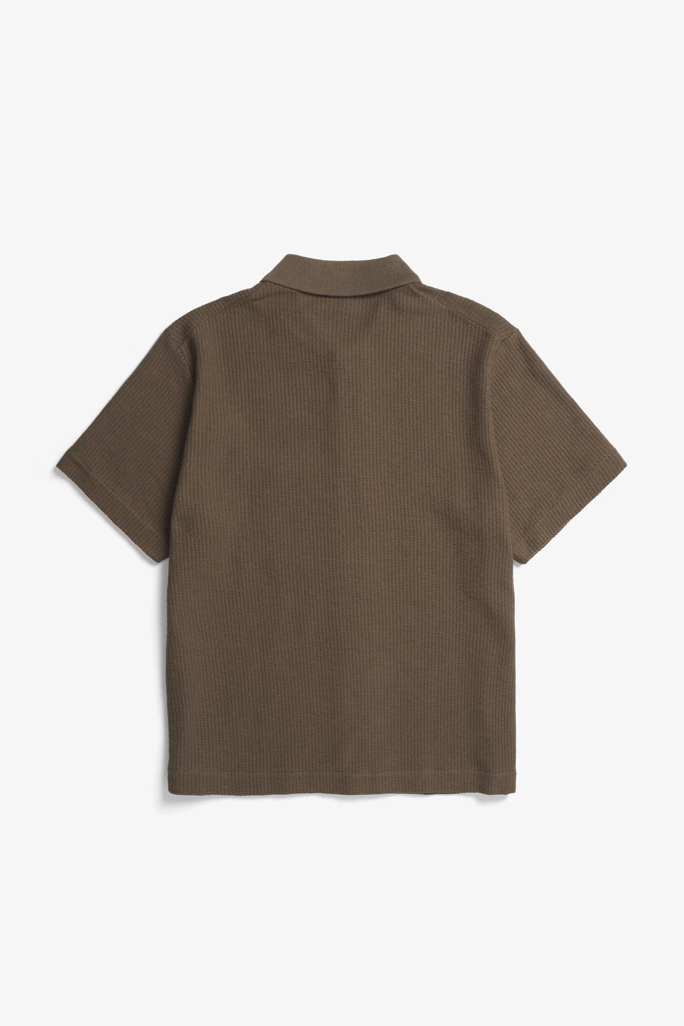 Gustav Crochet jersey Shirt - Chestnut