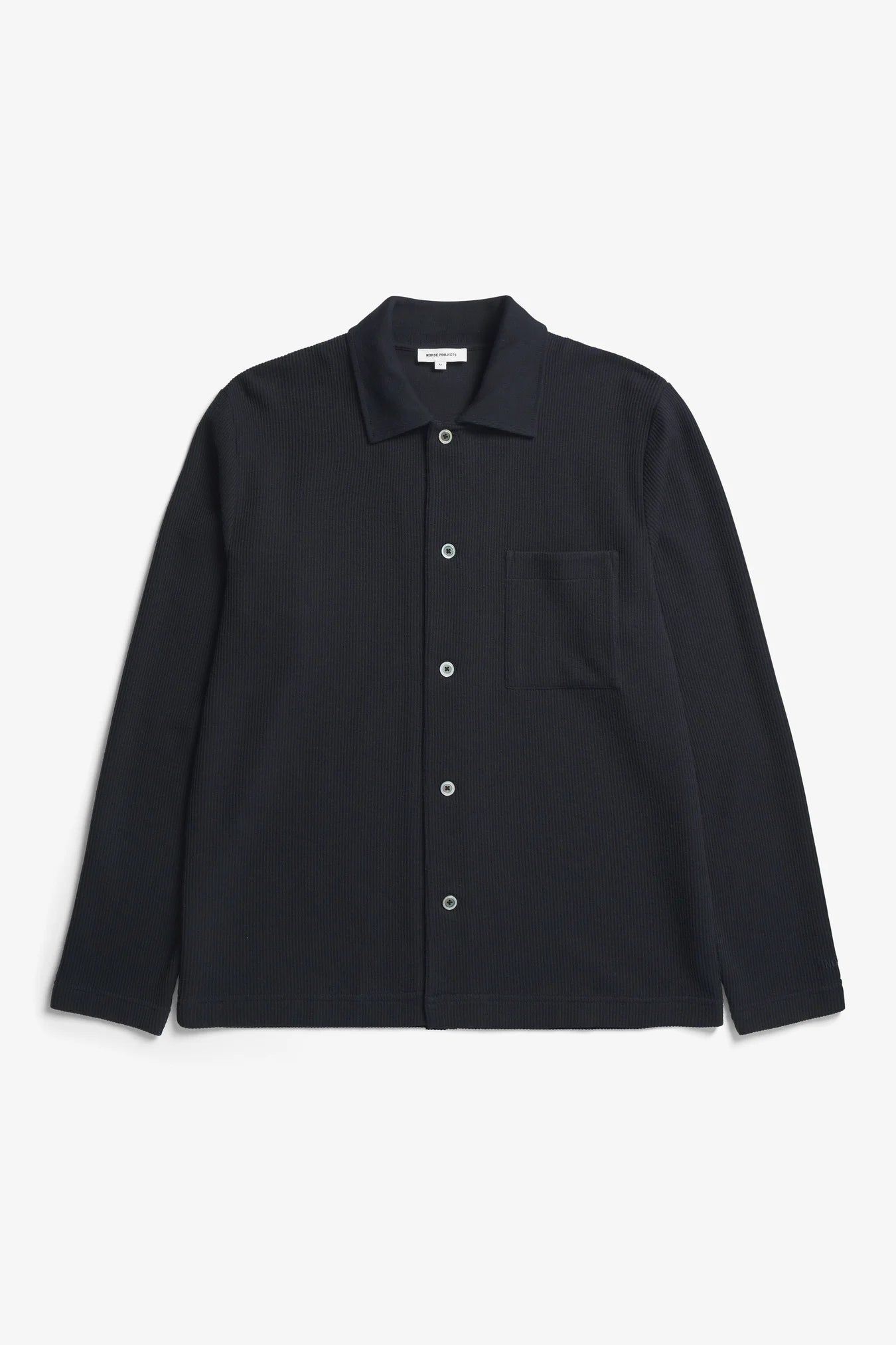 Jorn Double Face Overshirt - Dark Navy
