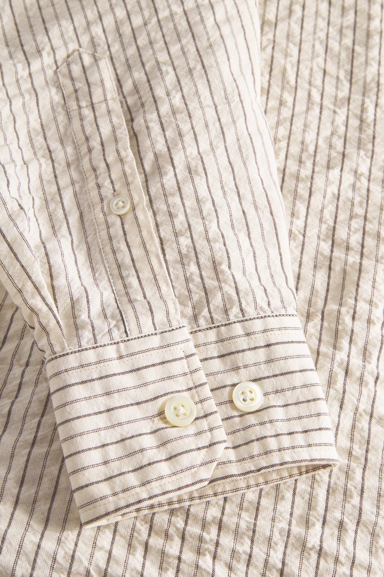 Ole Oversized Striped Shirt - Chestnut