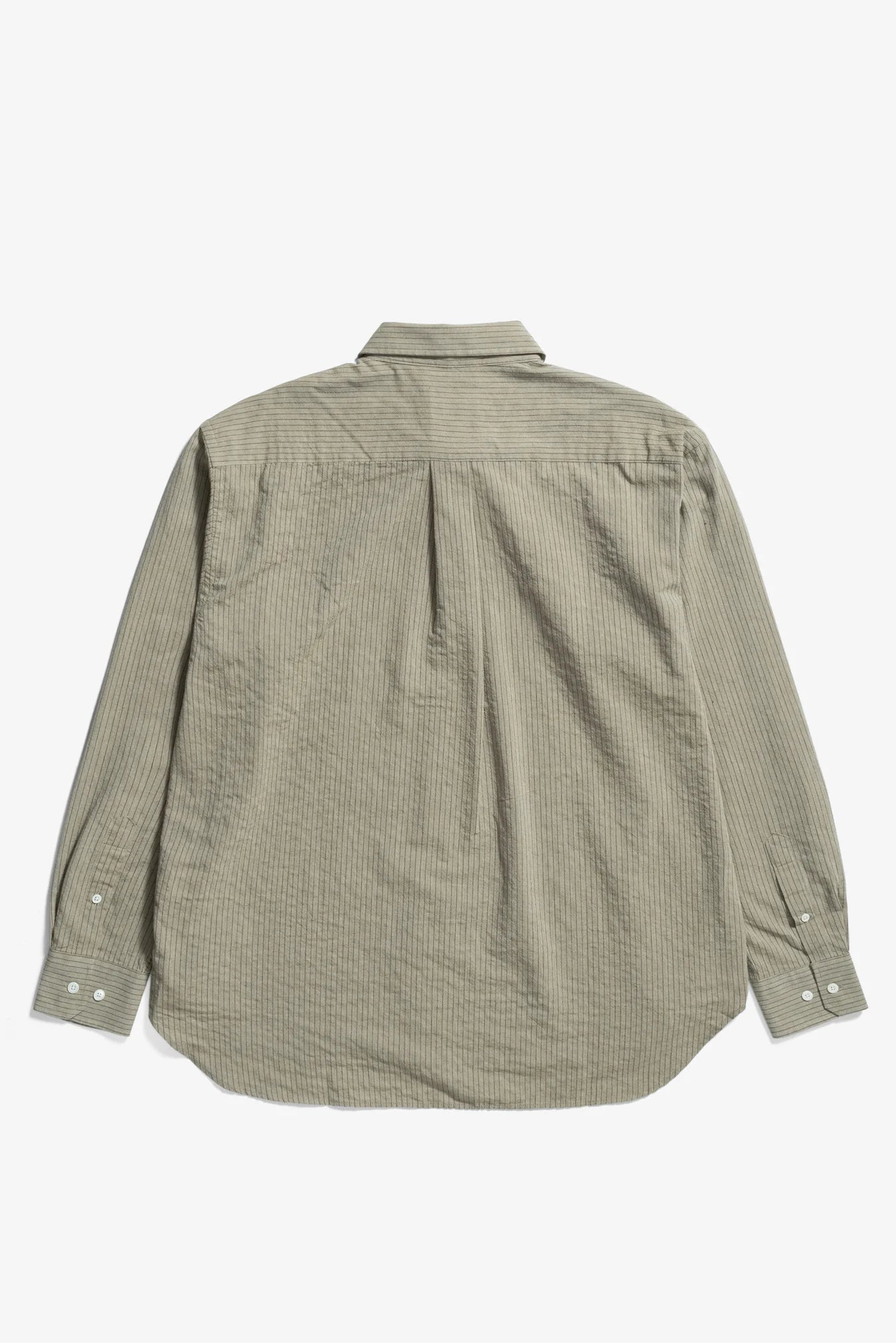 Mo Oversized Striped Shirt - Clay