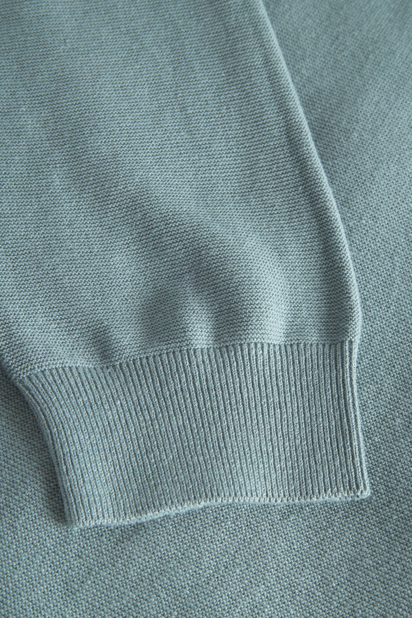 Links Cotton Linen Zip Jacket - Greyish Blue