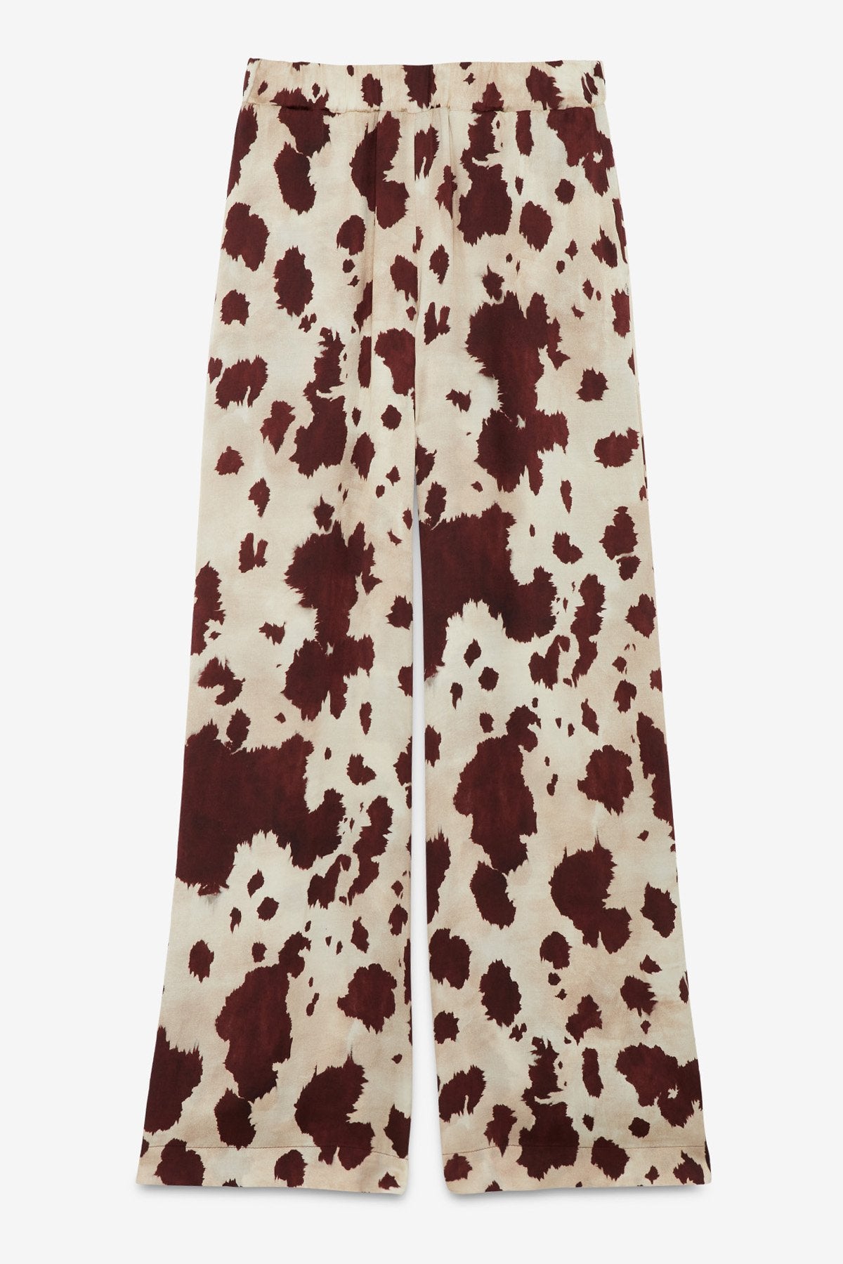 Cow Print Palazzo Trouser