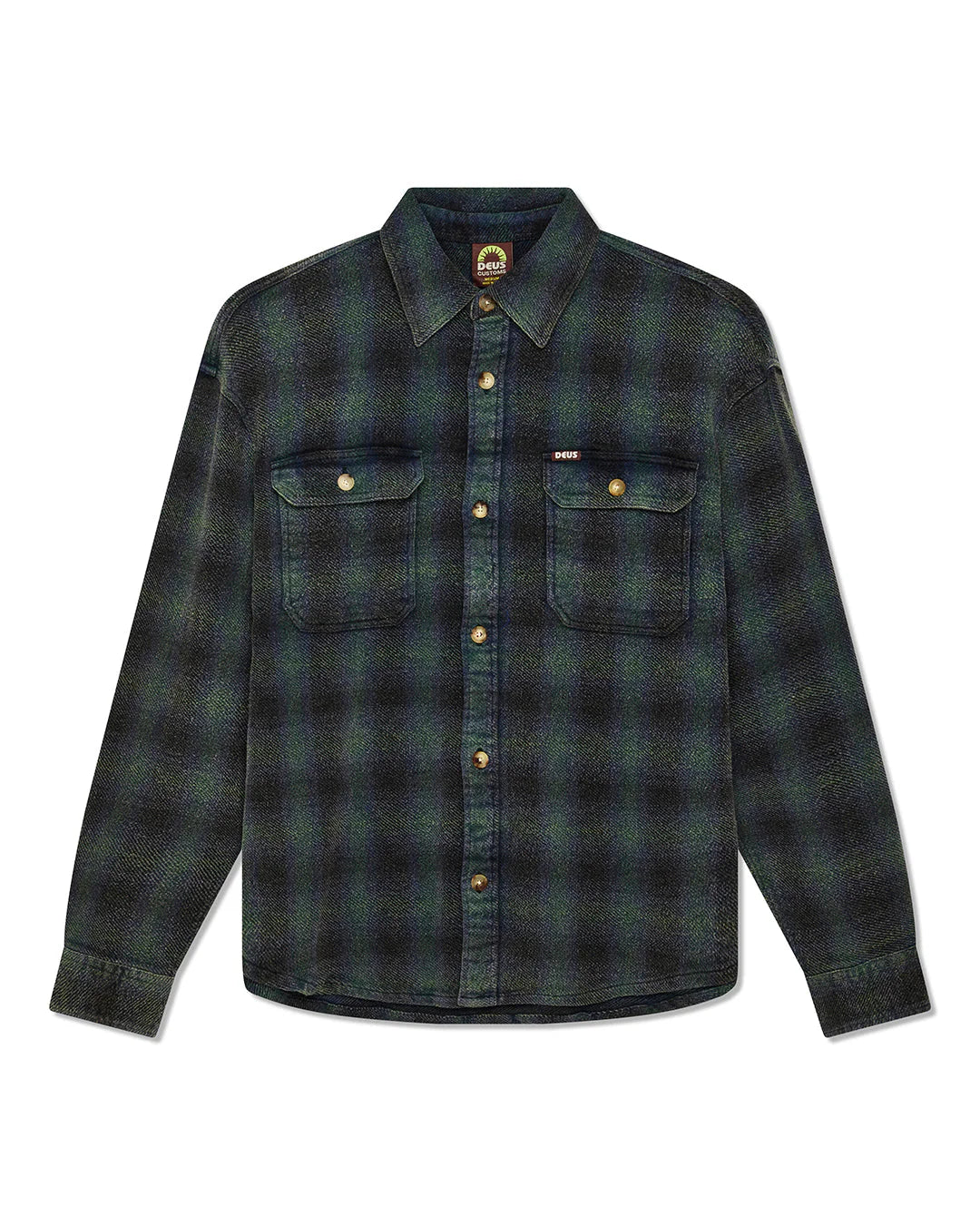 Too Busy To Work Check Shirt - Black Check