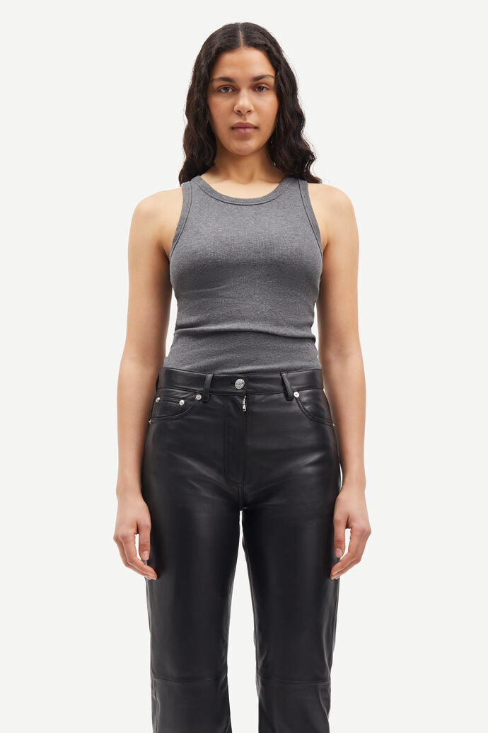 Alexo Tank - Dark Grey Melange