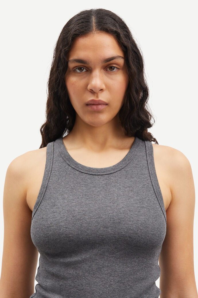 Alexo Tank - Dark Grey Melange