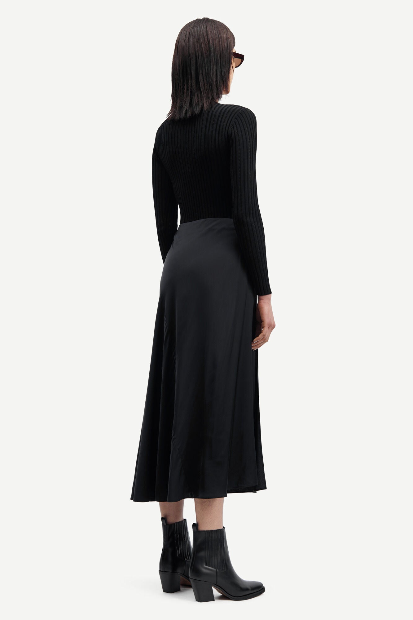 Viktoria Bias Skirt - Black