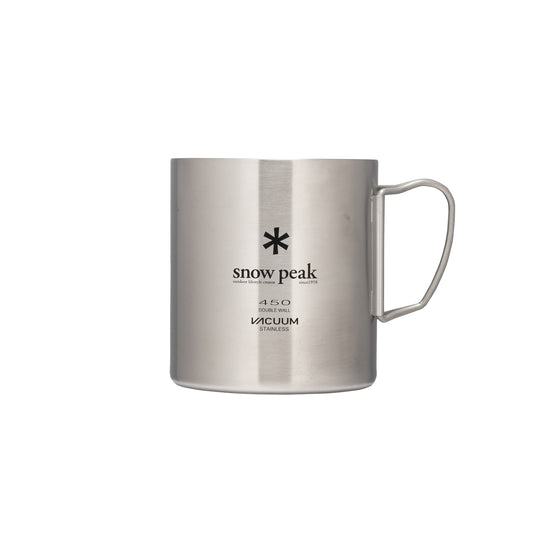 Stainless Double Wall Mug 450 - Silver
