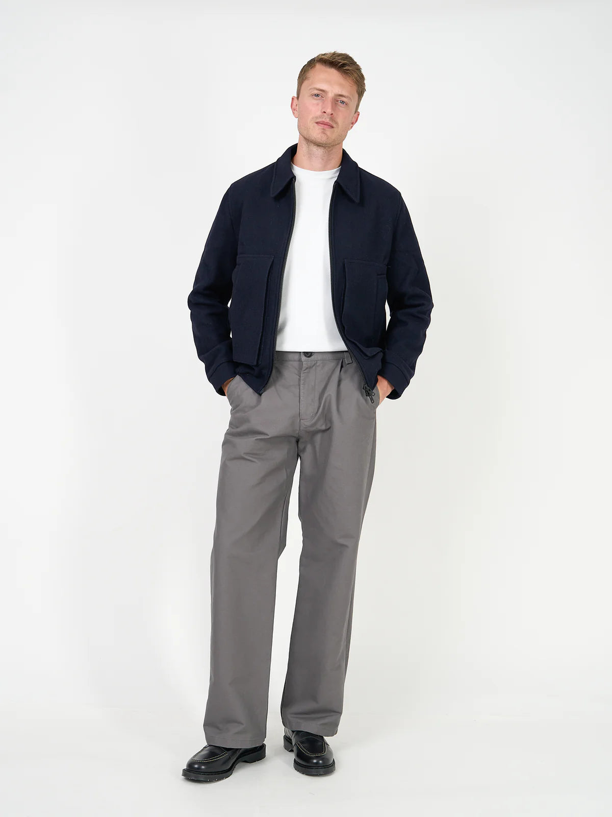 Arlington Bomber Jacket - Mosedale Navy