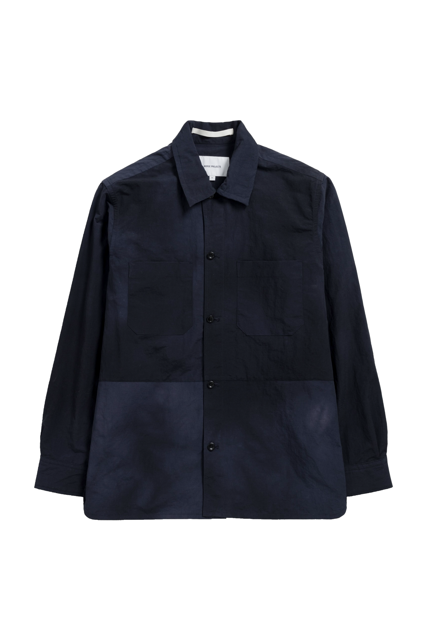 Ulrik Wave Dye Overshirt - Dark Navy