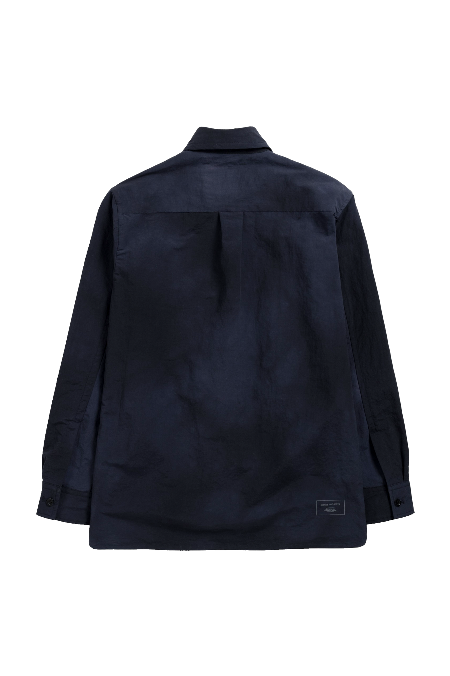 Ulrik Wave Dye Overshirt - Dark Navy