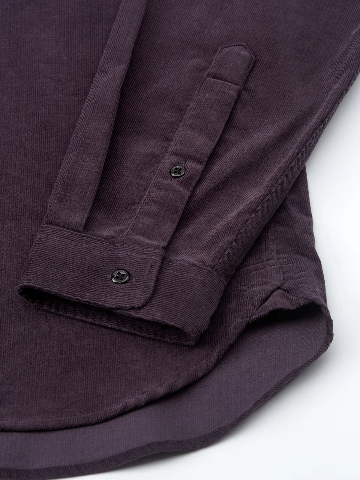 Brook Shirt - Mersey Cord Aubergine