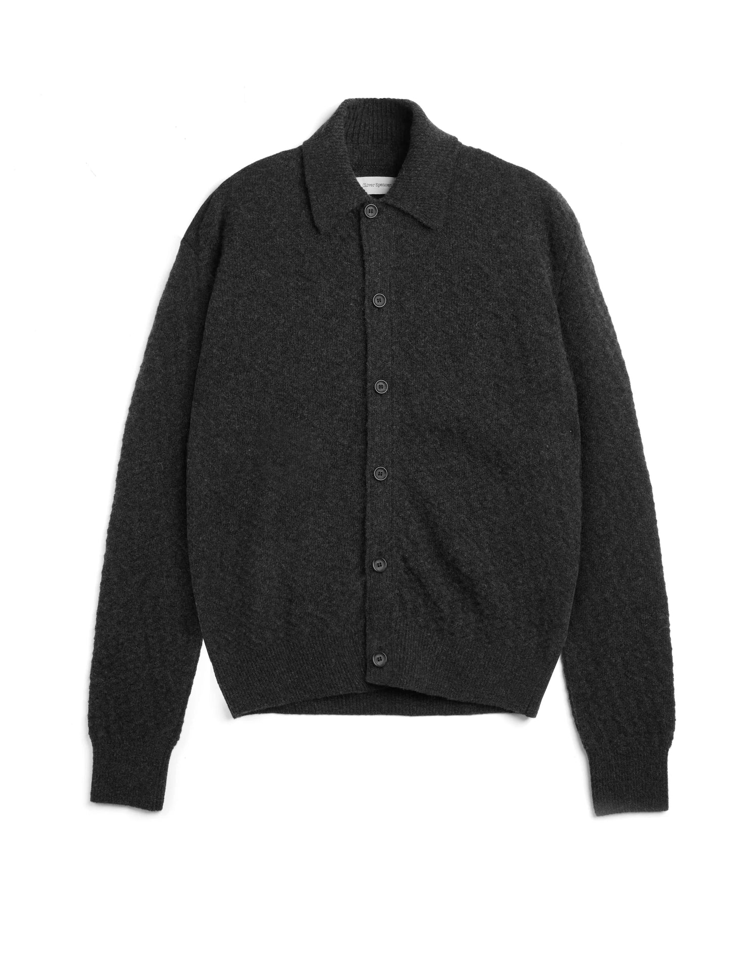 Britten Knitted Cardigan - Jarvis Charcoal