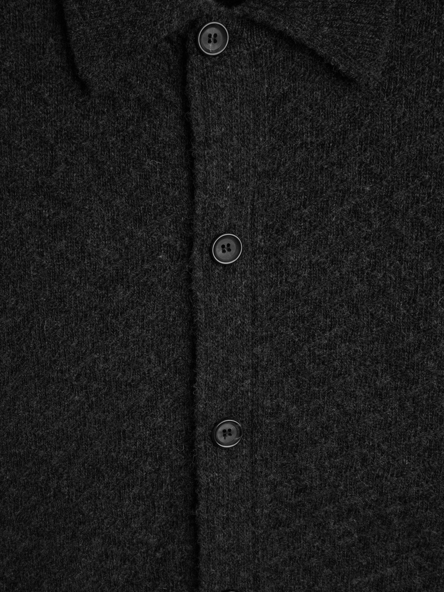 Britten Knitted Cardigan - Jarvis Charcoal