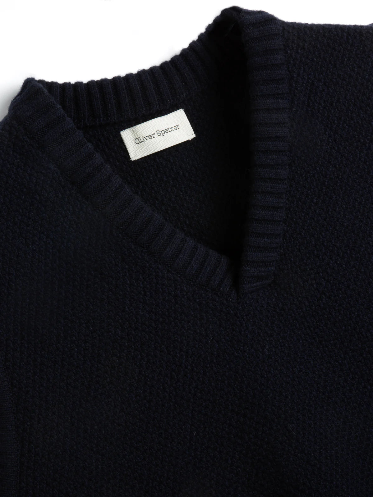 Graves V Neck Vest - Navy