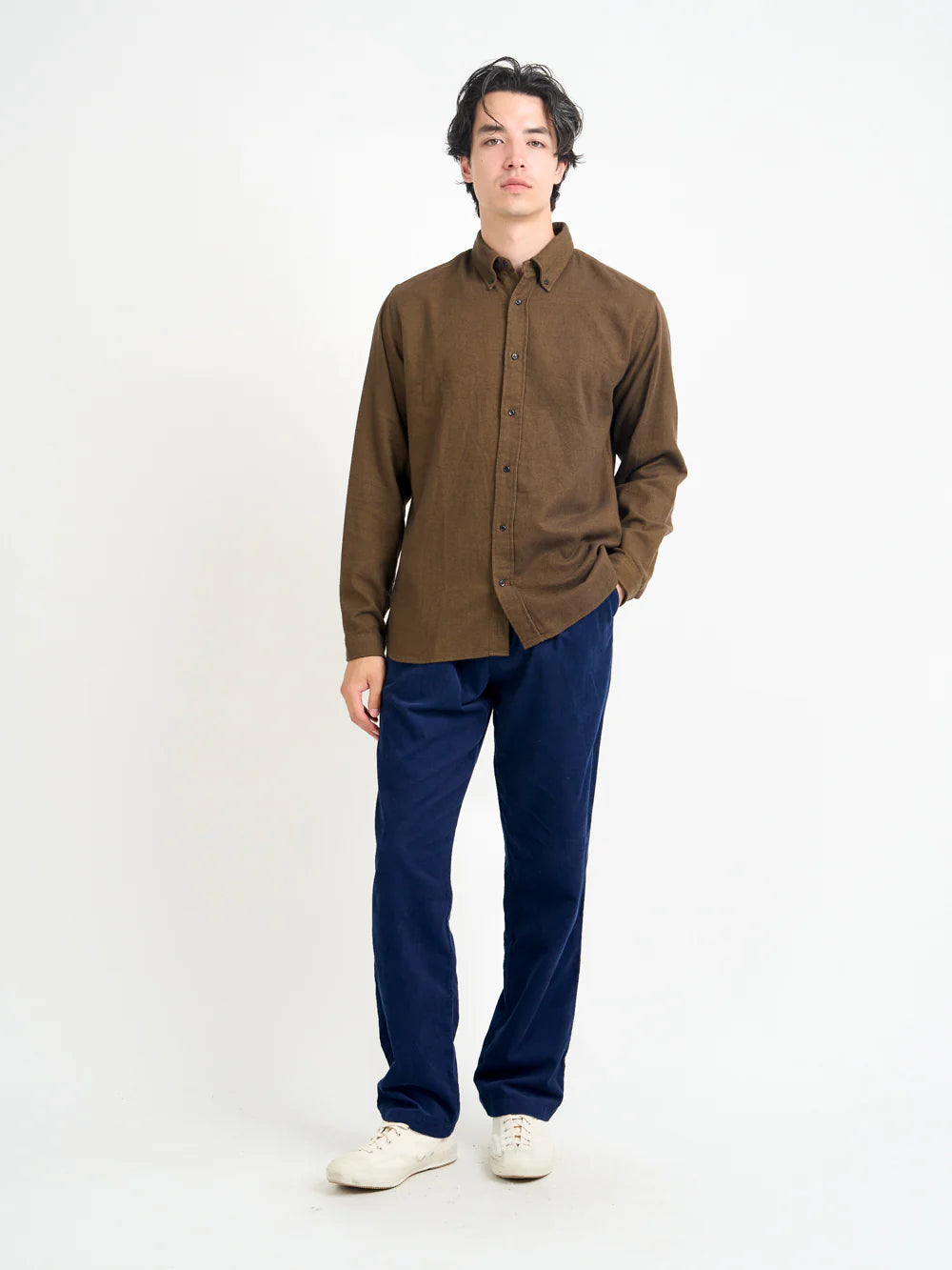 Brook Shirt - Holloway Coffee Brown