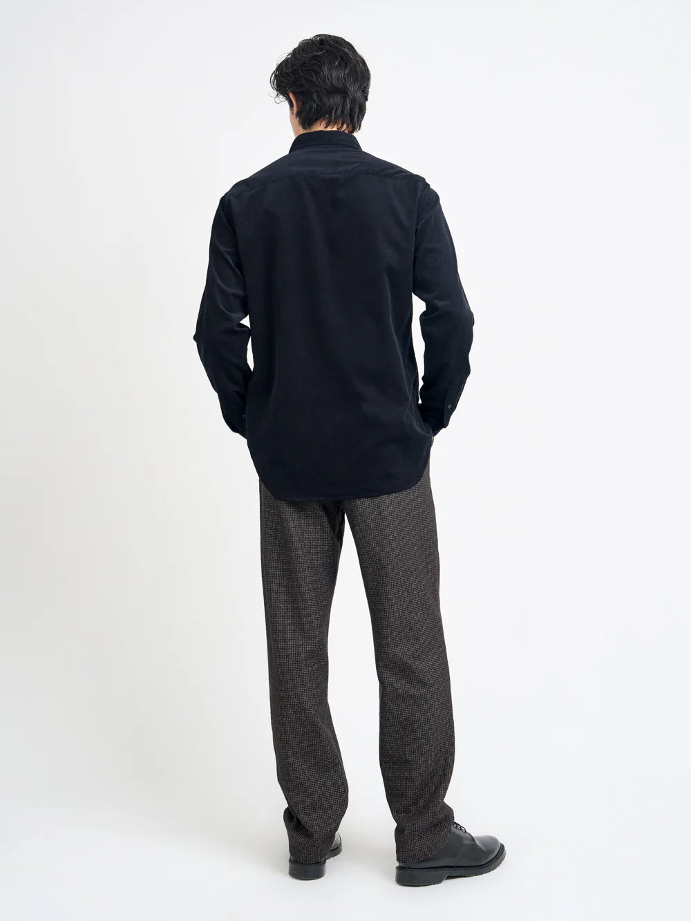 Brook Shirt - Mersey Cord Black