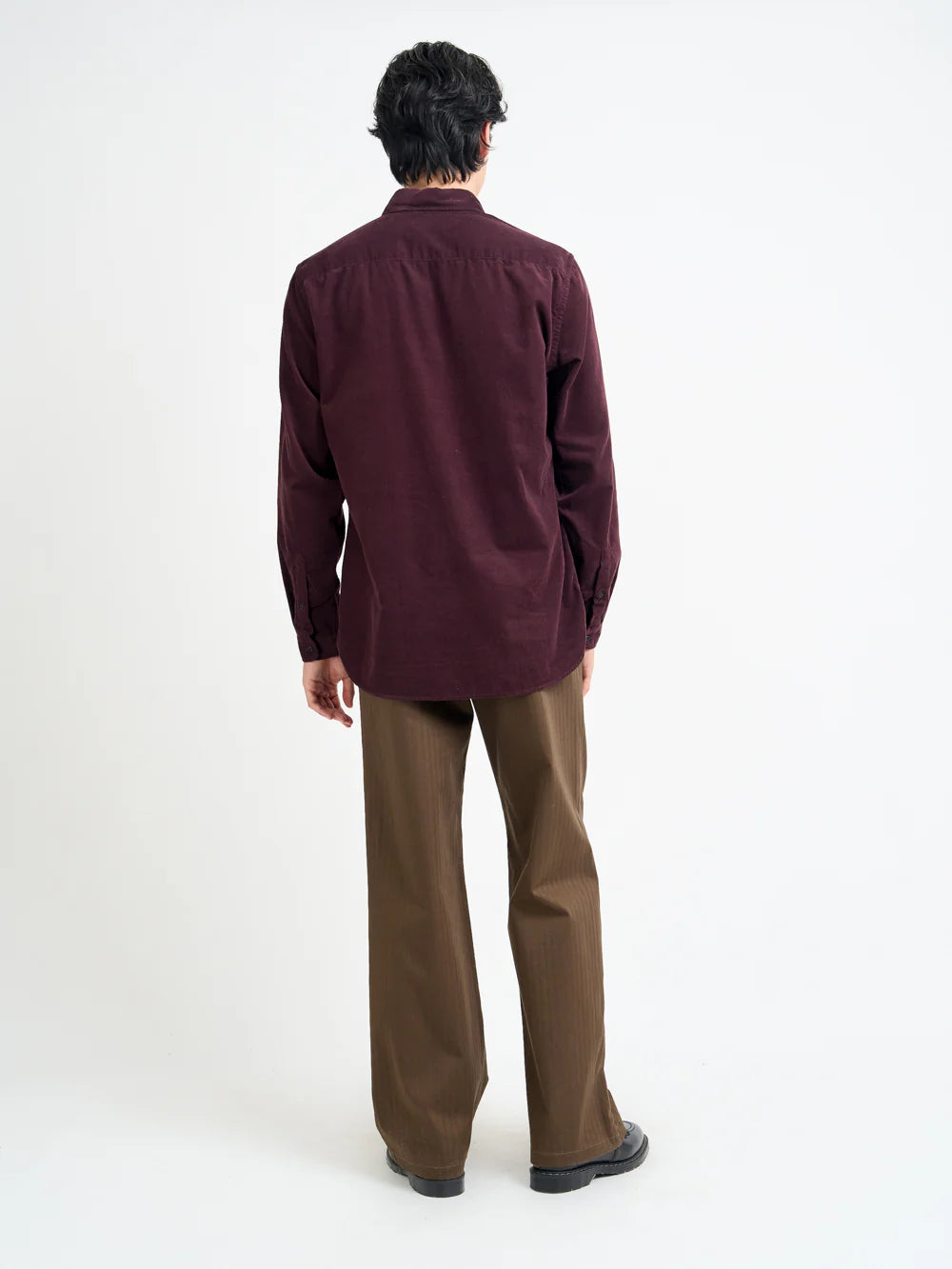 Brook Shirt - Mersey Cord Plum
