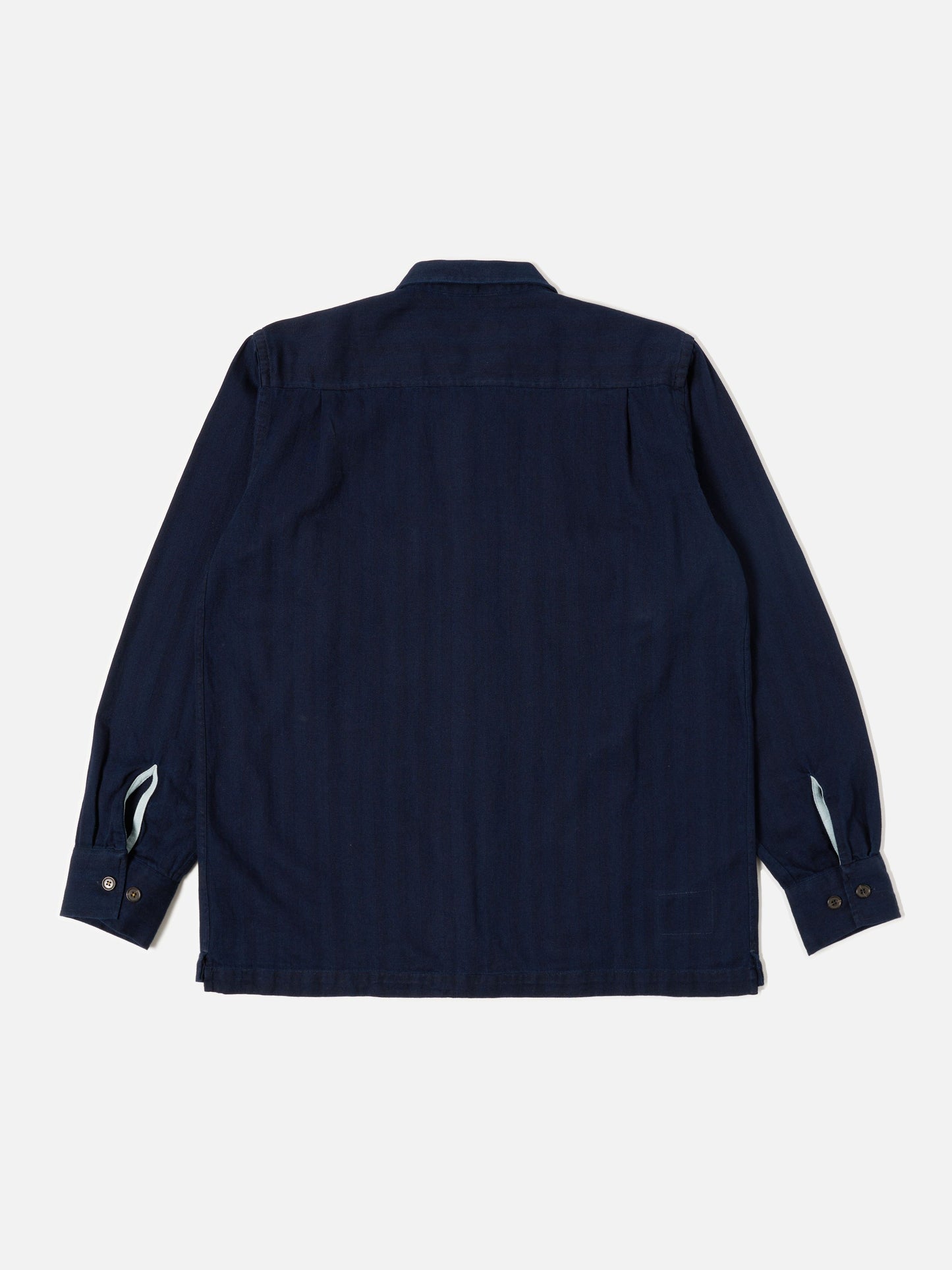 L/S Utility Shirt Herringbone Rec - Indigo