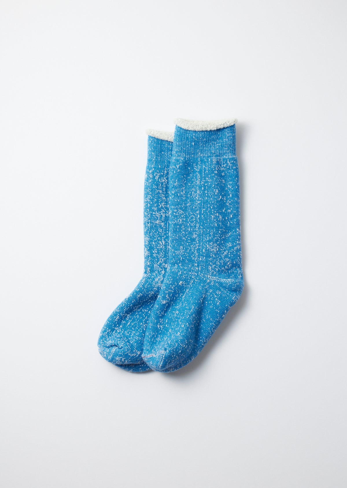 Double Face Crew Socks - Blue - R1001